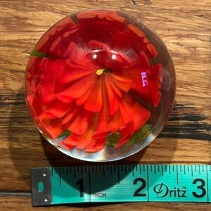 Glass Paperweight. As pictured.